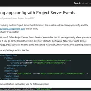 Using app.config with Project Server Events